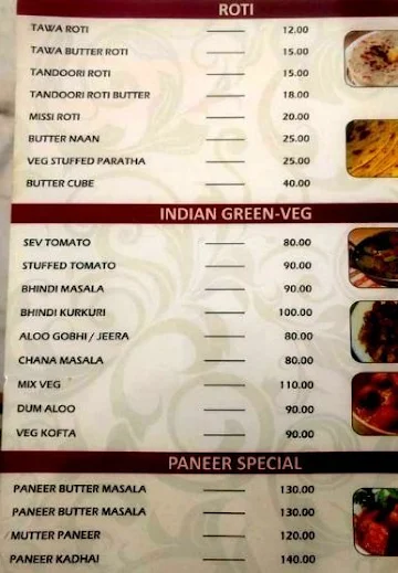 Hotel Gaurav Palace menu 