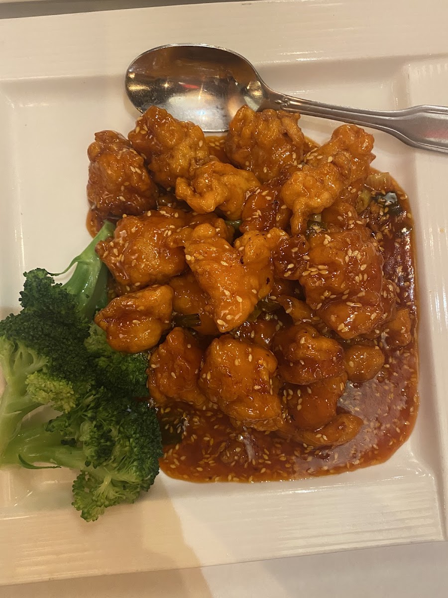 GLUTEN FREE SESAME CHICKEN, amazing!