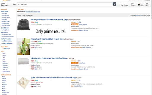 Amazon Prime Search