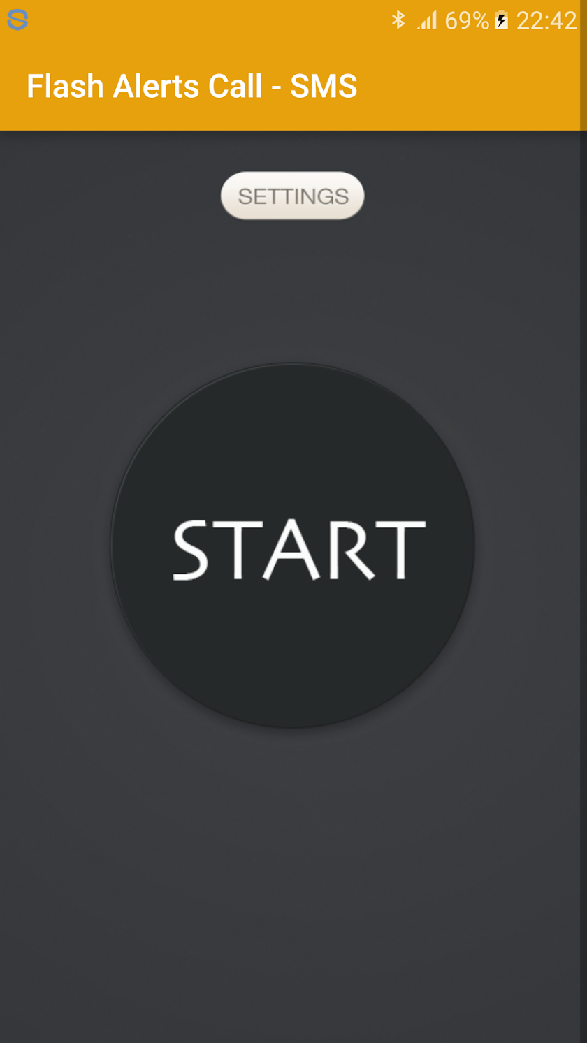 Flashlight Alerts on Call, SMS Screen 2