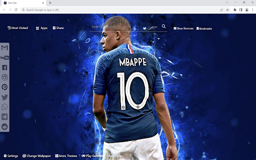 Mbappe Wallpaper New Tab