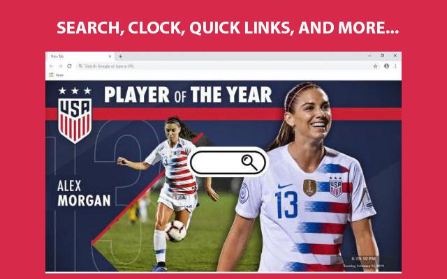 Alex Morgan Wallpapers and New Tab