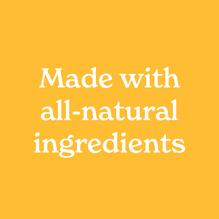 Made with all-natural ingredients