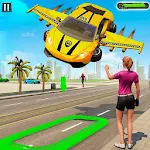 Cover Image of Download Real Flying Car Taxi Simulator: Car Driving Game 1.0 APK