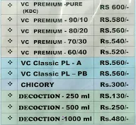 Chennai Coffee menu 1