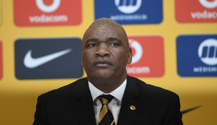 Kaizer Chiefs' new coach Molefi Ntseki during a press conference at FNB Stadium on May 26 2022. File photo/Sydney Mahlangu/BackpagePix.