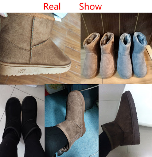 Title 13, Womens Winter Snow Boots with Faux Fur, warm a...
