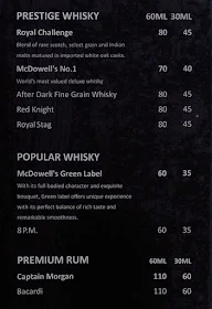 Aroma Classic Bar menu 6
