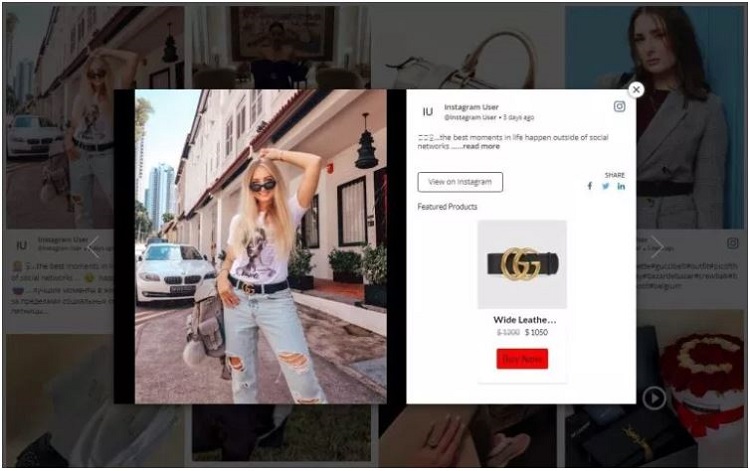 Shoppable Social Feeds