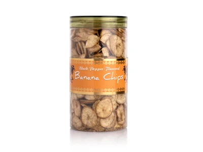 Black Pepper Banana Chips 180 Gms