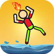 Stickman On Fire : Stickman Games Fun Physics Mod apk versão mais recente download gratuito