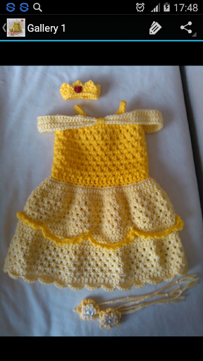 Crochet Pattern Baby Dress