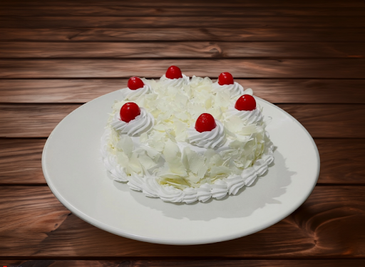 White Forest Cake Eggless