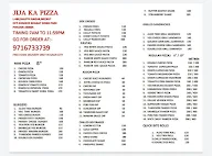 Jija Ka Pizza menu 2