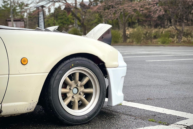 ロードスターのホイールショット・ワタナベ8スポーク・ワタナベホイール・ユーノスロードスターに関するカスタム事例の投稿画像2枚目