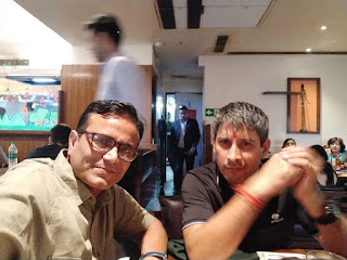 Om prakash Meena at Barbeque Nation, Janpath,  photos