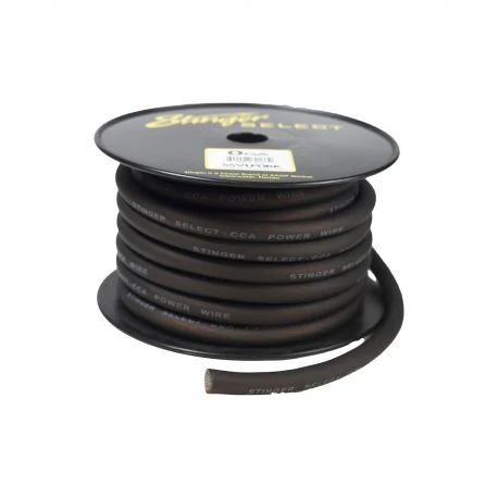 Stinger 50mm2 Matte Black Power Wire 15,2m