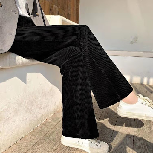 Title 2, Autumn and Winter Thick Padded Corduroy Pants p...