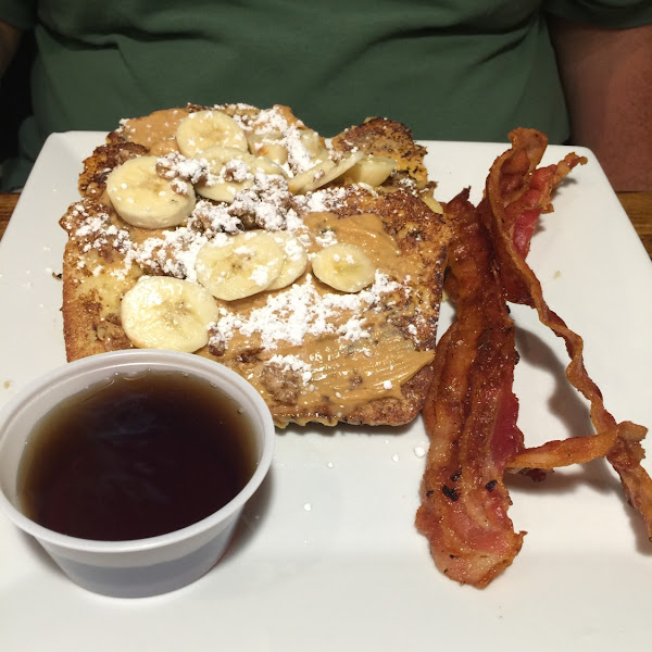 Fruit and Nut French Toast with bacon was delicious!