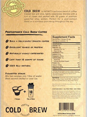 Infinit Nutrition Cold Brew Performance Coffee Mix: 18 Serving Bag alternate image 2