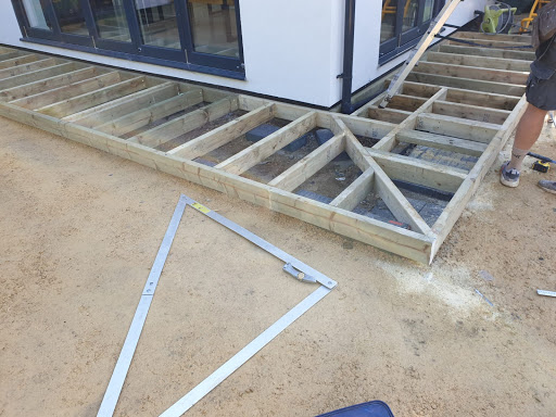 base for composite decking