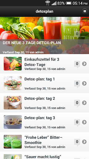 Detox plan