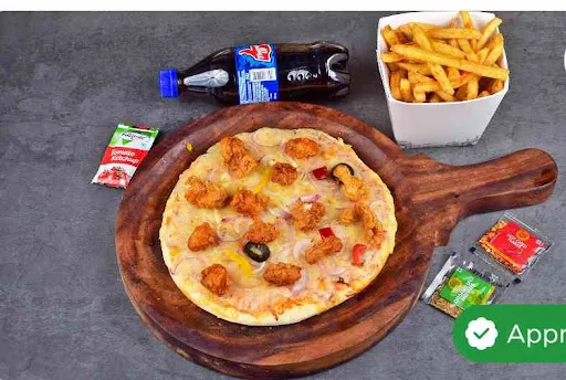 Chicke Pizza + Fries + Drink