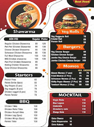 Shawarma21 menu 1