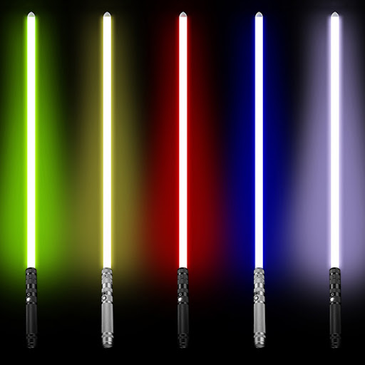 Title 12, RGB Metal Light Up Saber Laser Sword Toy Childr...