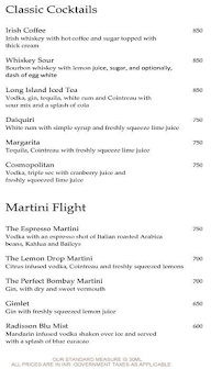 Bar 41 - Radisson Blu menu 4