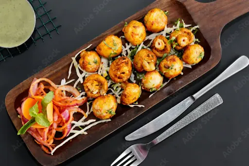 Mushroom Lehsuni Tikka (8 Pcs)