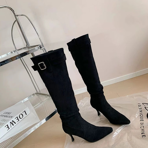 Title 2, Womens Slimming Pile Style High Leg Boots offe...