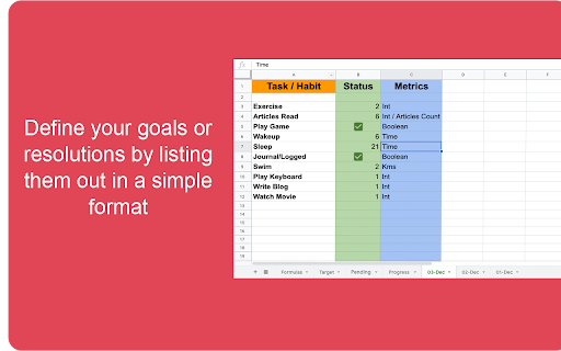 Goals Tracker