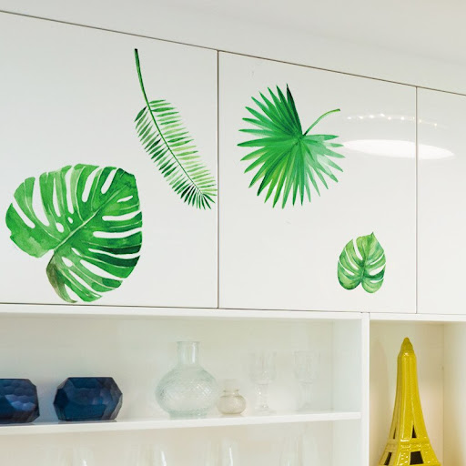 Title 3, Leaf decoration removable stickers