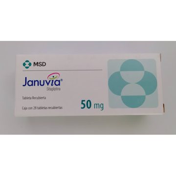 Januvia Sitagliptina 50 mg MSD Caja x 28 Tabletas  