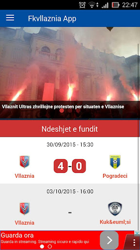 Futboll Klub Vllaznia App