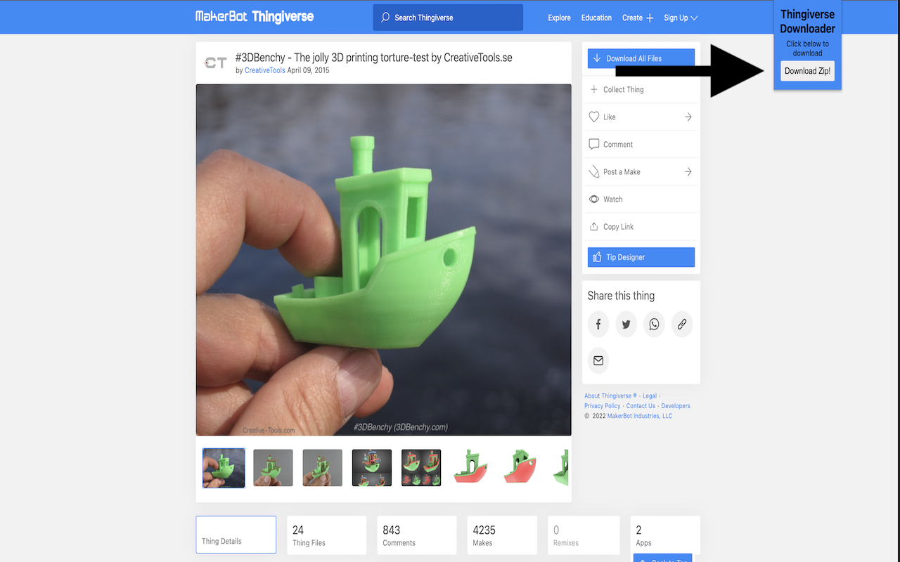 Thingiverse Downloader Preview image 0