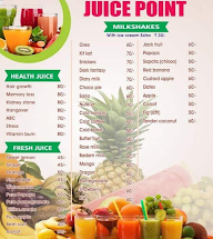 Juice Point menu 1