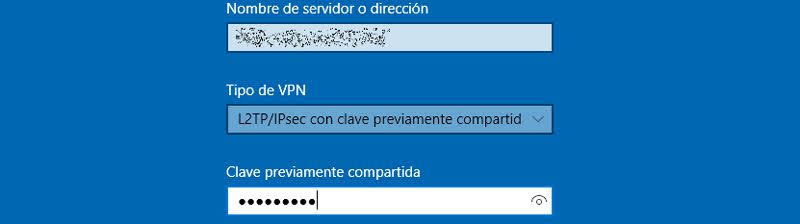 VPN en windows 10