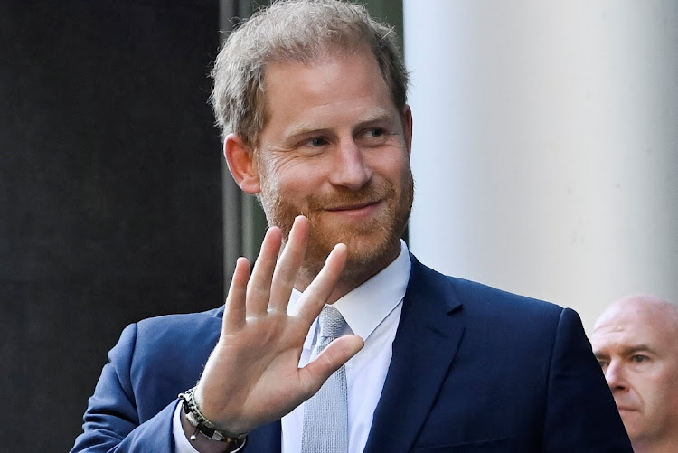 Britain's Prince Harry, Duke of Sussex, leaves the High Court in London on June 7 2023.