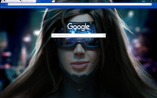 Cyberpunk 2077 - Scifi Girl THEME CHROME 2018 chrome extension