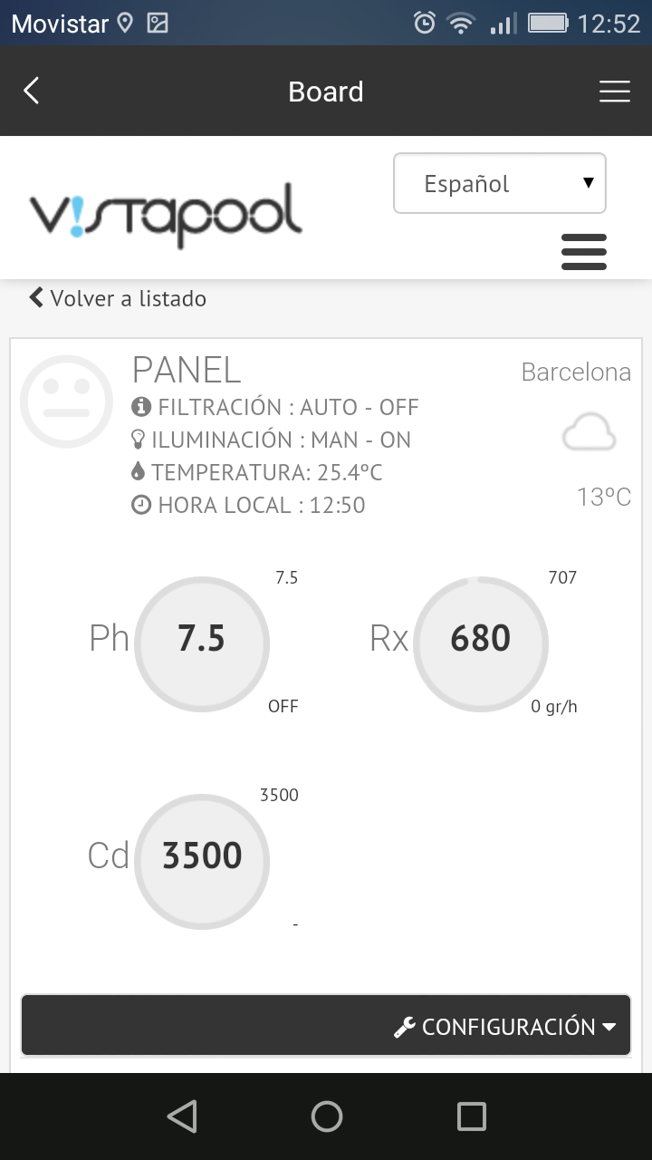 Vistapool Screen 2