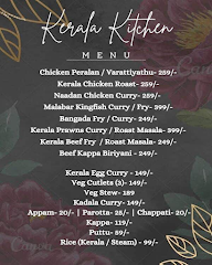 Royz Kerala Kitchen menu 1