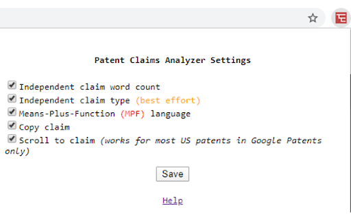 Analyzer Settings Independent language 