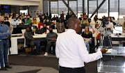 Arena Holdings CEO Mzi Malunga meet and greet the team and addresses the staff on the back of four days strategy planning held in Johannesburg.