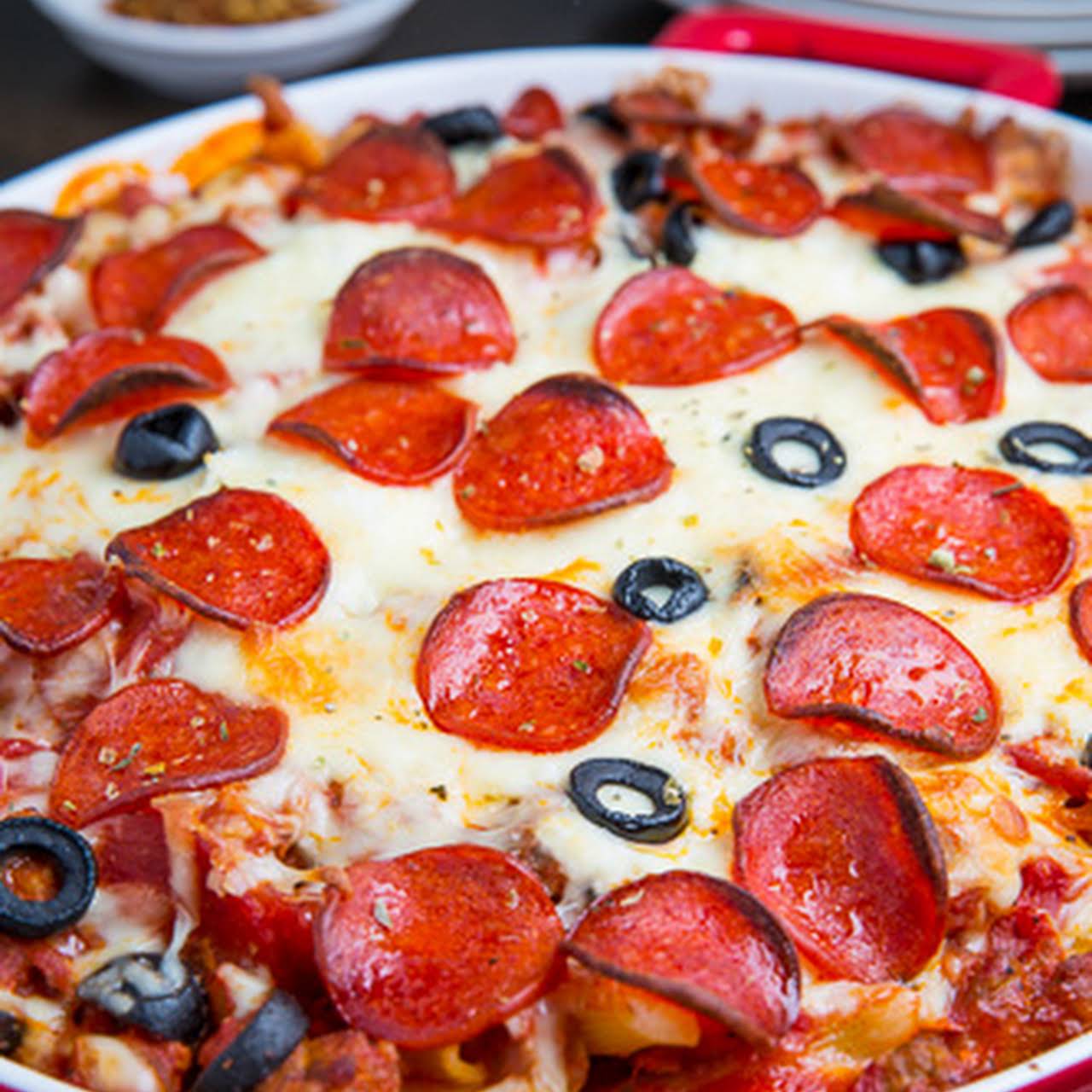 Pepperoni Pizza Casserole