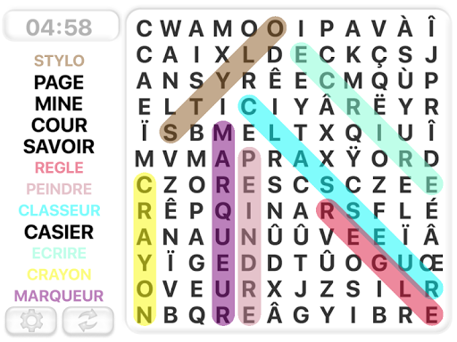 Télécharger Mots Mêlés. Français APK MOD (Astuce) screenshots 5