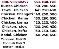 Ali Snacks Point menu 1