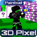 Paintball Gun Pixel 3D Multiplayer Game Chrome extension download