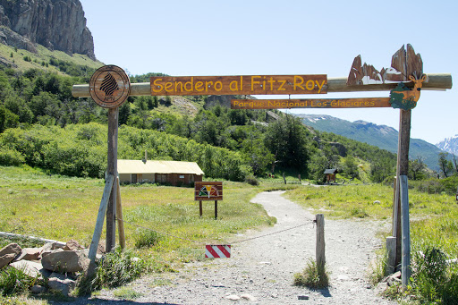 FItz Roy trailhead in Patagonia